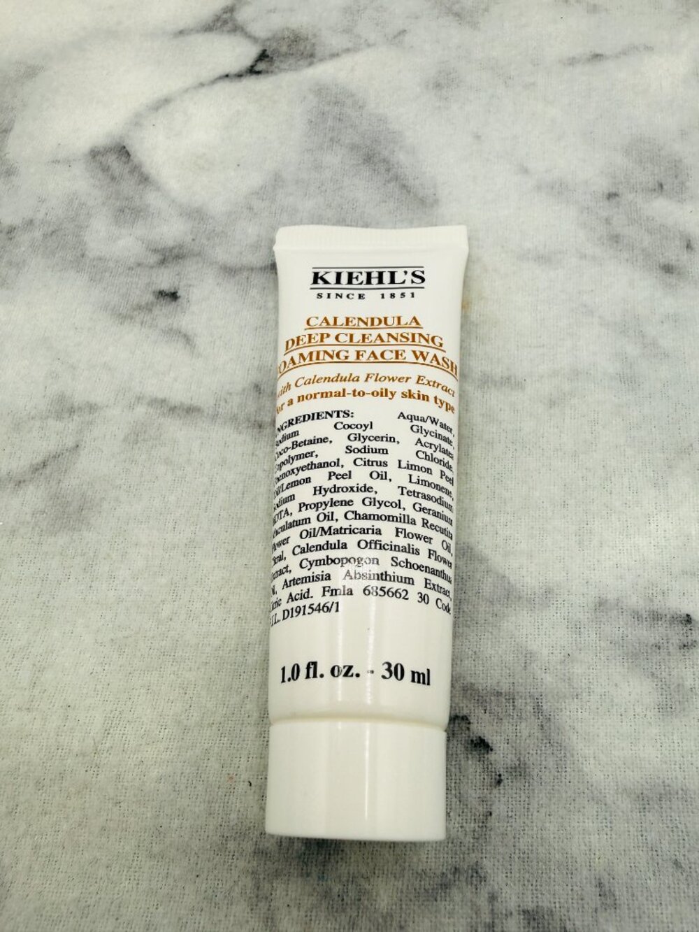 Kiehls Skincare Set-Calendula Deep Cleansing Foaming Face Wash,3 x 30ml-2pc-NEW - Picture 3 of 14